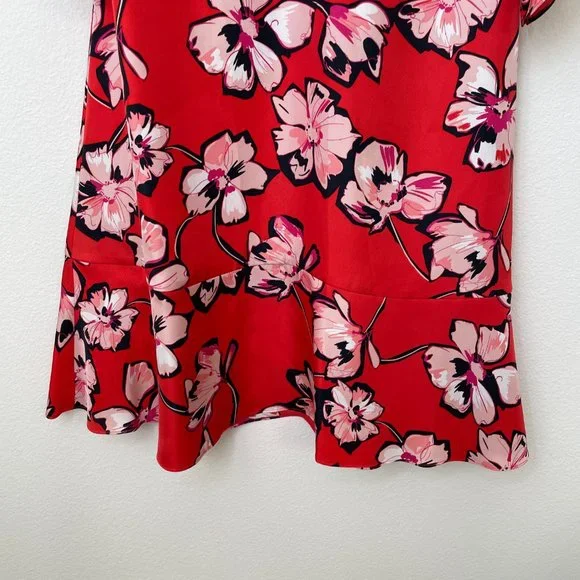 Lewit Silk Floral Deep V Midi Dress - Picture 2 of 14